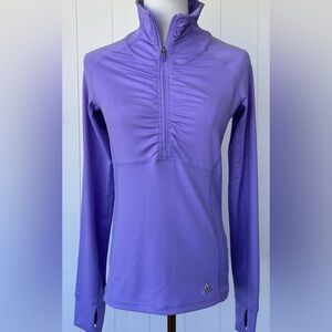 Adidas Brand Women’s Performance 1/4 Zip Purple‎ Size XS